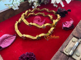 Gold Look ALike AD stone Bangle-G3158